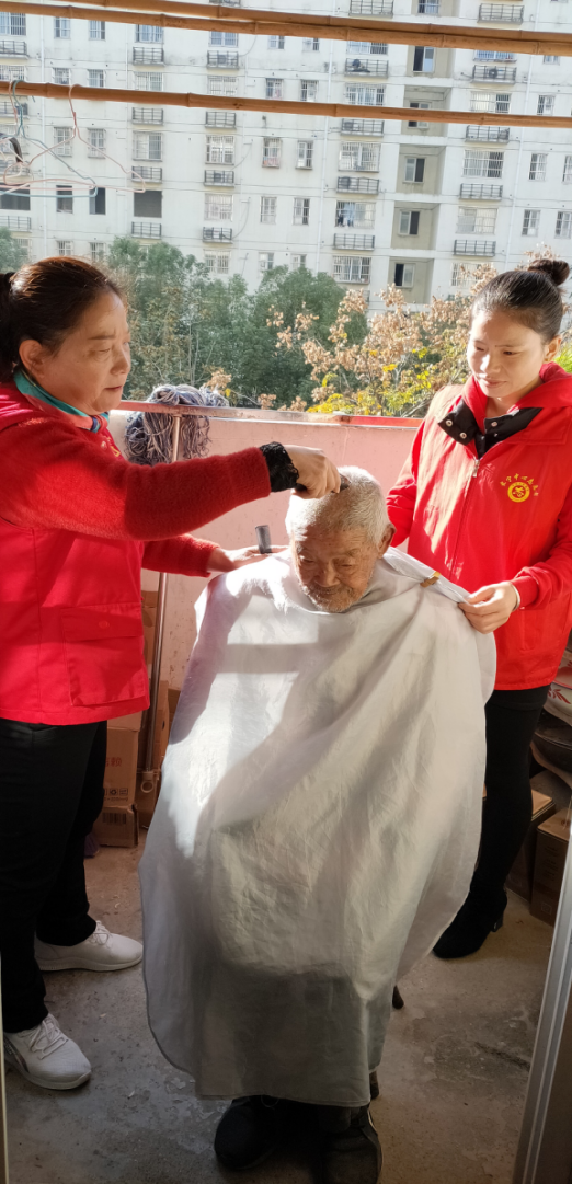 【阳光公益·长宁永和】“幸福来敲门”便民服务活动