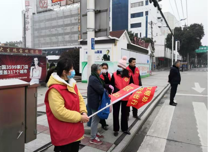 【阳光公益·庐江站】“文明劝导 安全出行”活动