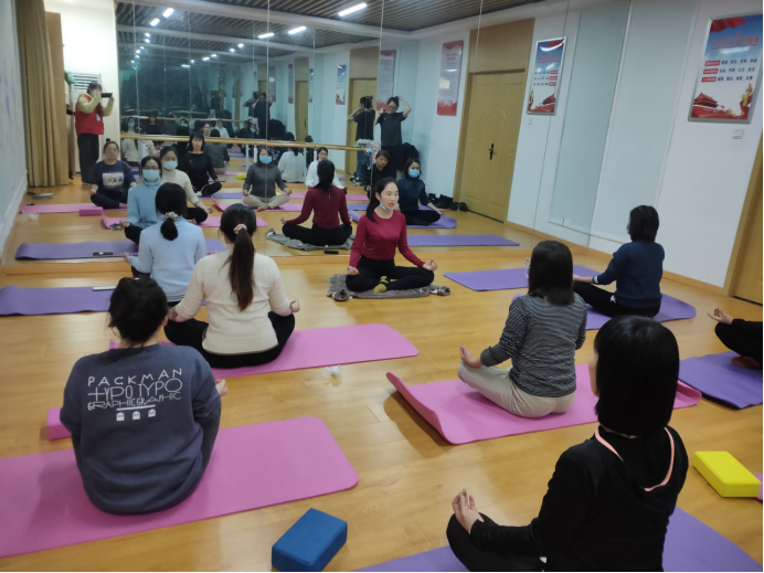【阳光公益·肥西桃花】“瑜伽培训第二期”教学活动