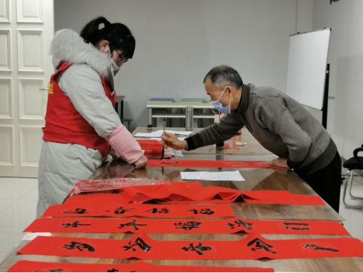 【阳光公益·蜀麓杨林】“挥毫泼墨送春联，走访慰问暖心田”活动