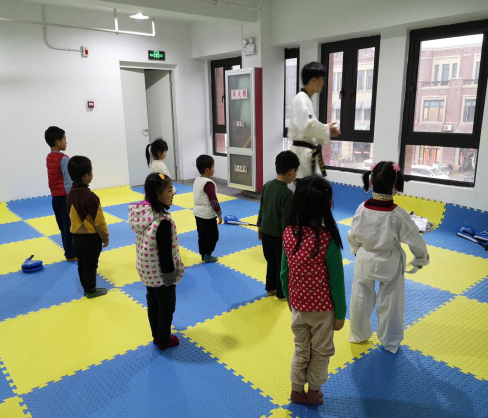 【阳光公益·蜀麓林溪】开展“阳光e课堂之武礼跆拳”活动