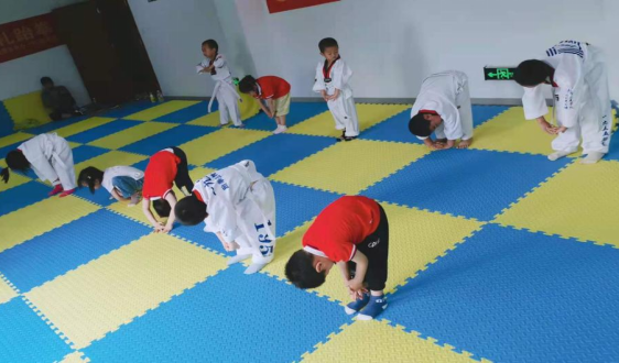 【阳光公益·蜀麓林溪】开展“武礼跆拳”活动