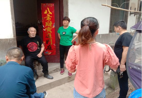 【阳光公益·庐江站】开展“关怀入户，关爱到家”慰问活动
