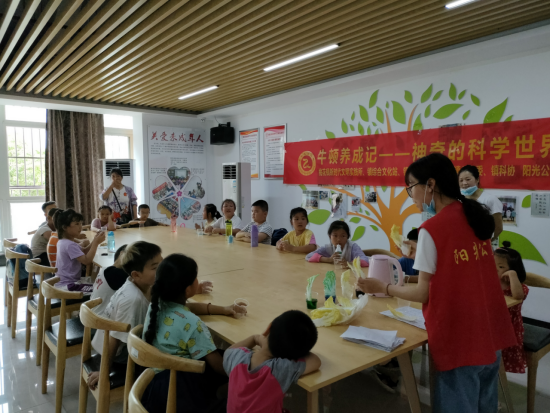 【阳光公益·肥西桃花】开展“牛顿养成记系列”少儿科普主题活动