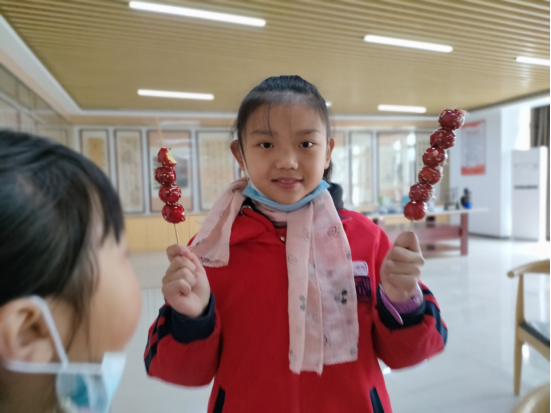 【阳光公益·肥西桃花】舌尖上的美食——冰糖葫芦制作活动
