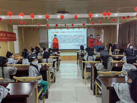 【阳光公益·肥西桃花】浓浓师恩，传承礼仪