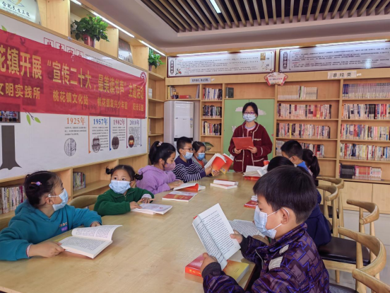 【阳光公益·肥西桃花】宣传二十大，最美读书声