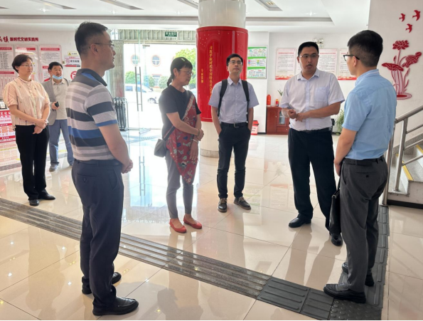 【阳光公益·肥西桃花】中国文化传媒集团业务团队调研桃花镇文化站