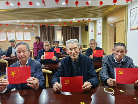 【阳光公益·肥西桃花】开展“五彩课堂——老党员讲党课 传递党性力量”理论宣讲活动