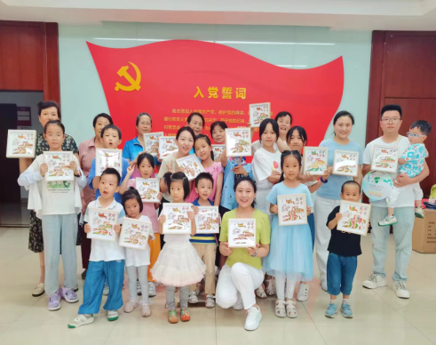 【阳光公益·枫林社区】开展“童心向党 DIY竹编画”主题活动