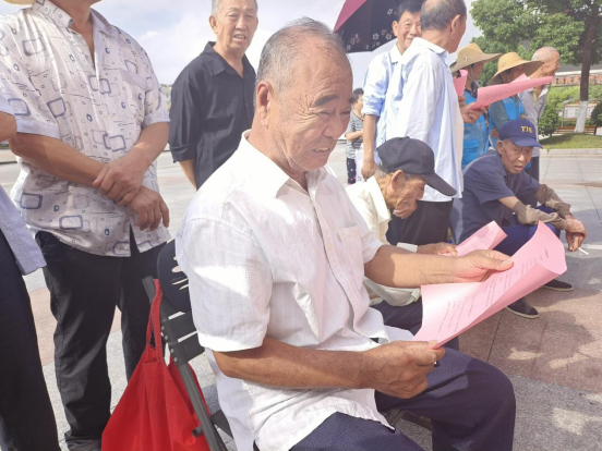 【阳光公益·肥西桃花】开展“党的声音传万家”政策宣传活动