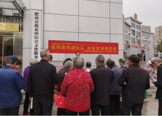 【阳光公益·肥西桃花】开展“医保宣传进社区 政策宣讲惠民生”活动
