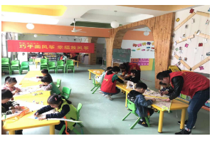【阳光公益·肥西站】“巧手画风筝 幸福放风筝”DIY手工绘画活动