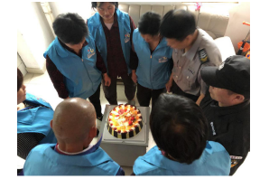 【阳光公益·庐阳经开站】“劳动美 官塘情”五一集体生日