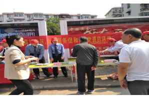 【阳光公益·庐江站】“党员进社区，为民服务促和谐”义诊义剪服务及手工活动