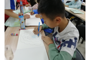 【阳光公益·新站磨店】“七彩绘画课堂”彩铅画小课堂第三节课开课啦