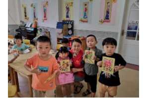 【阳光公益·林店街道】“趣味幼儿手工，感知沙画魅力”手工课活动