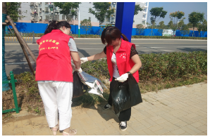 【阳光公益·庐江站】“美化河道环境 我们在行动”志愿护河行动