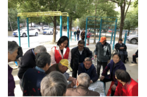 【阳光公益·林店街道】“健康伴我行”免费量血压活动