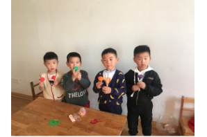 【阳光公益·林店街道】超轻黏土“可爱的一朵玫瑰花”手工制作活动