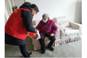 【阳光公益·林店街道】为独居老人普及防疫知识、送防疫物资志愿服务活动