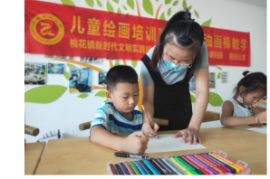 【阳光公益·肥西桃花】“七彩课堂 笔上生花 ”培训班系列活动