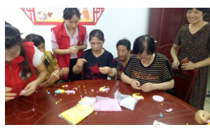 【阳光公益·庐江站】“手工串珠，创意杯垫”活动