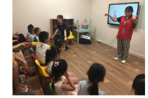 【阳光公益·海棠街道】“英语公益课堂”活动