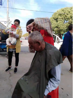 【阳光公益·庐江站】“健康伴我行”便民服务活动